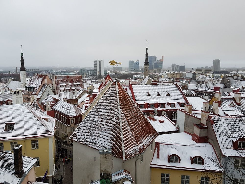 Зимний Таллин.