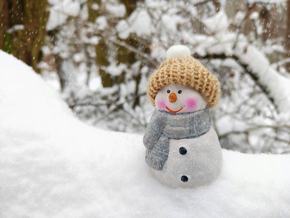 Забавный снеговичок