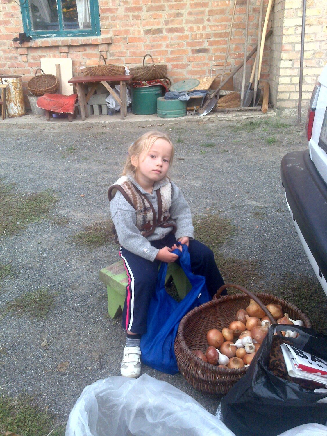 В селе