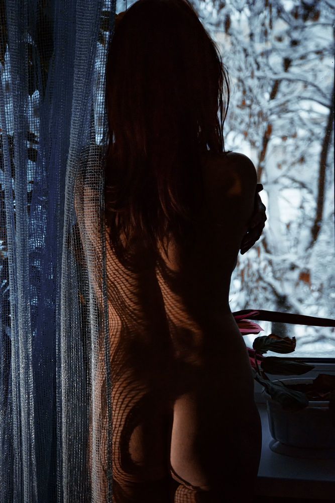 Зима за окном