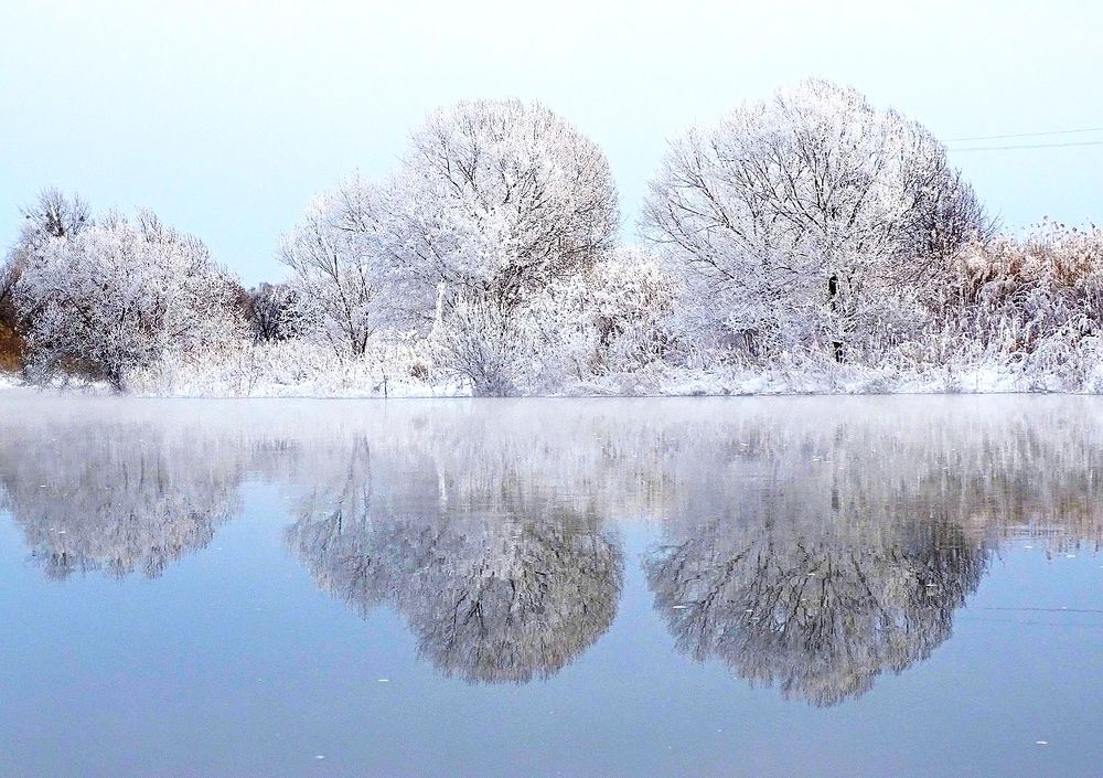 Зимнее отражение.