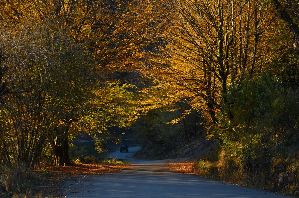 Закат в горах