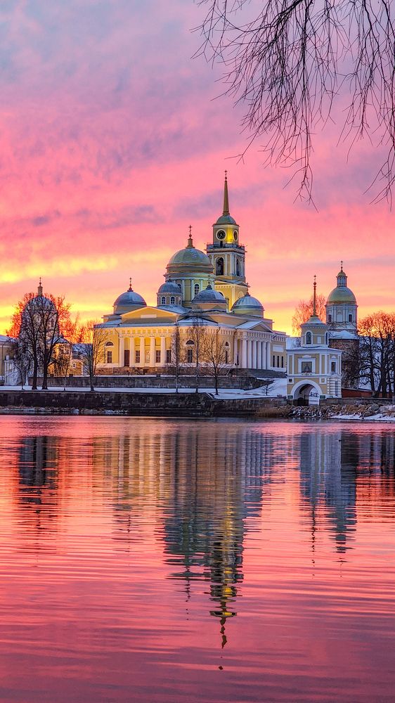 Ноябрьский закат в Ниловой пустыни