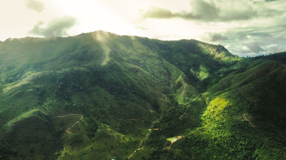 late afternoon "Chu Nam" mountain top