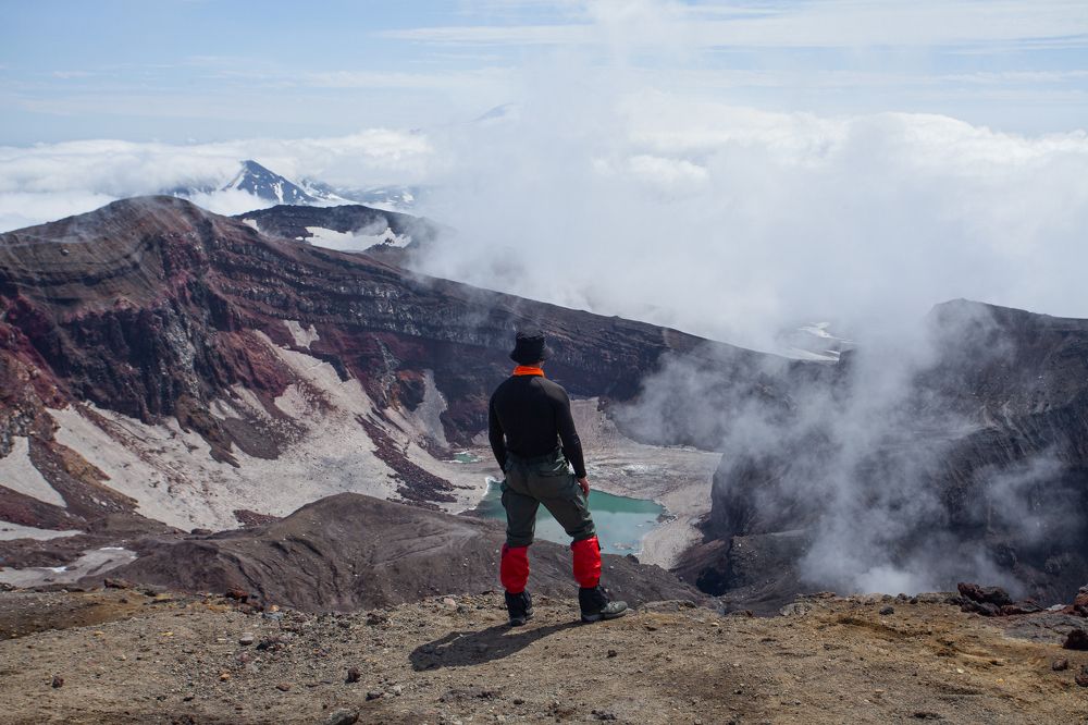 Вулкан Горелый, Камчатка