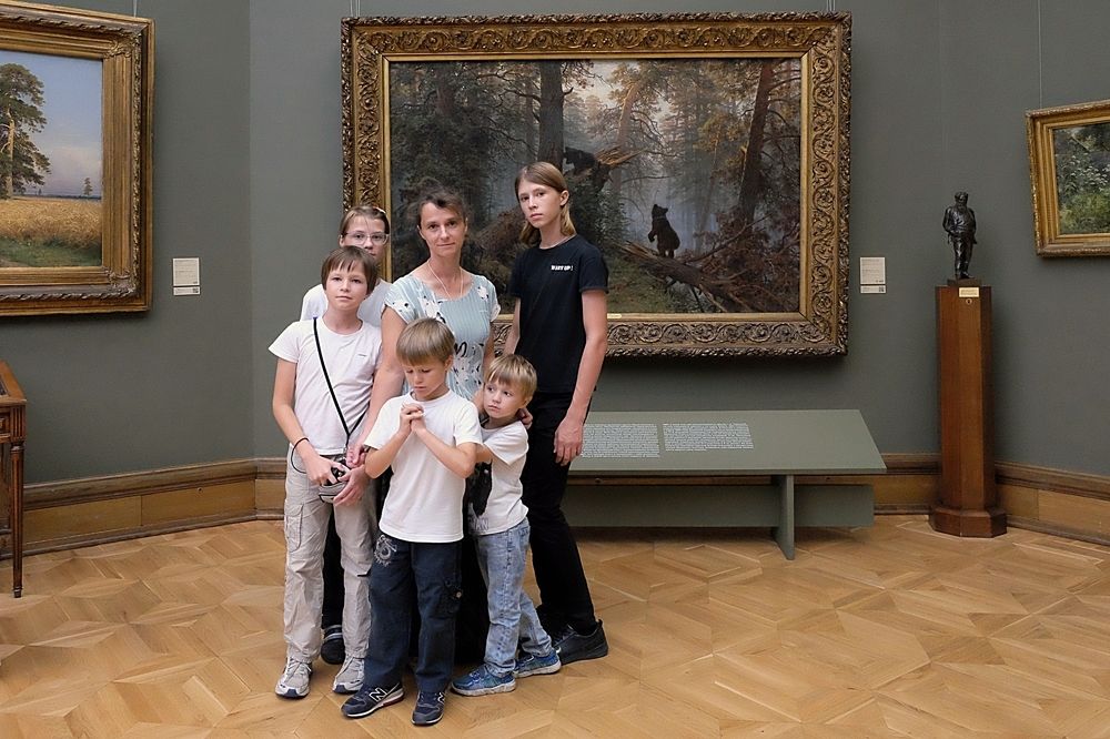 С мамой в Третьяковке
