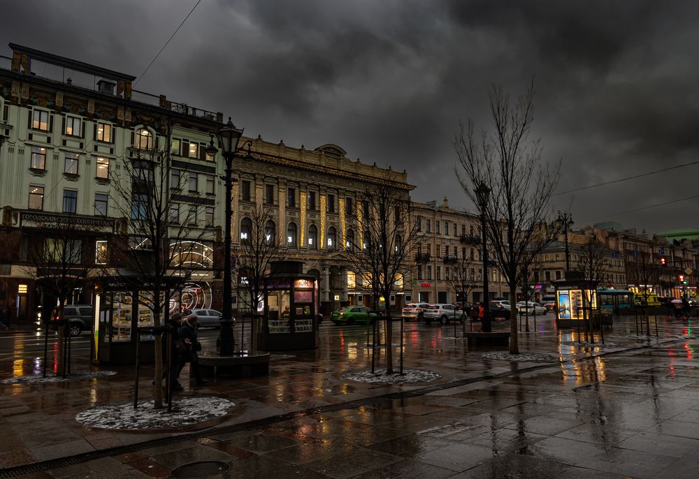 Ноябрьский день в Питере.