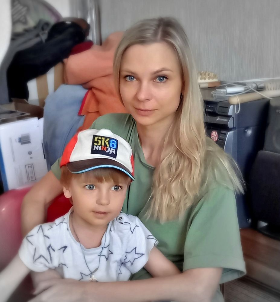 В день рождения с мамой