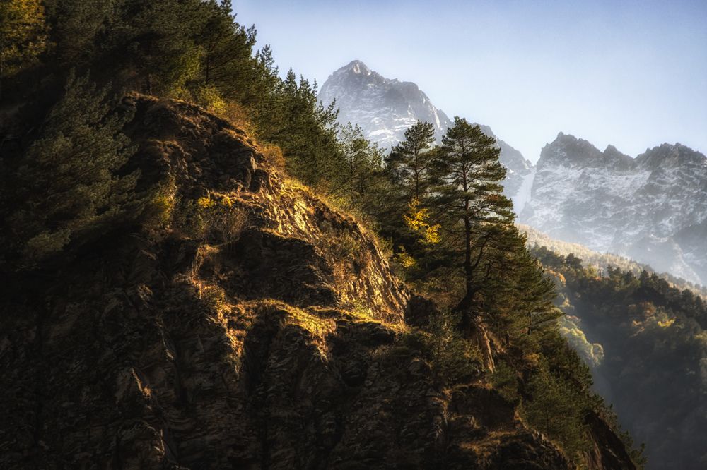 В горах Кавказа