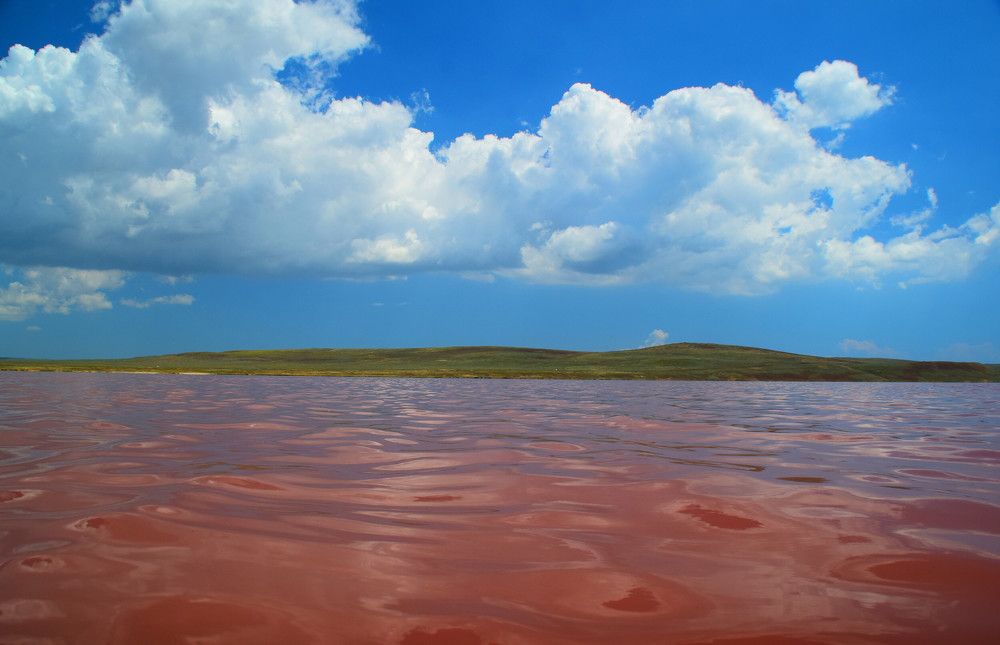 Розовое озеро