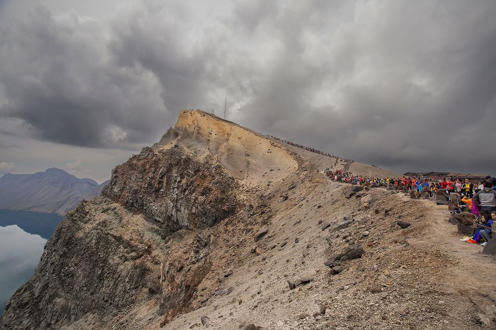 Паломники на гору Чанбайшань