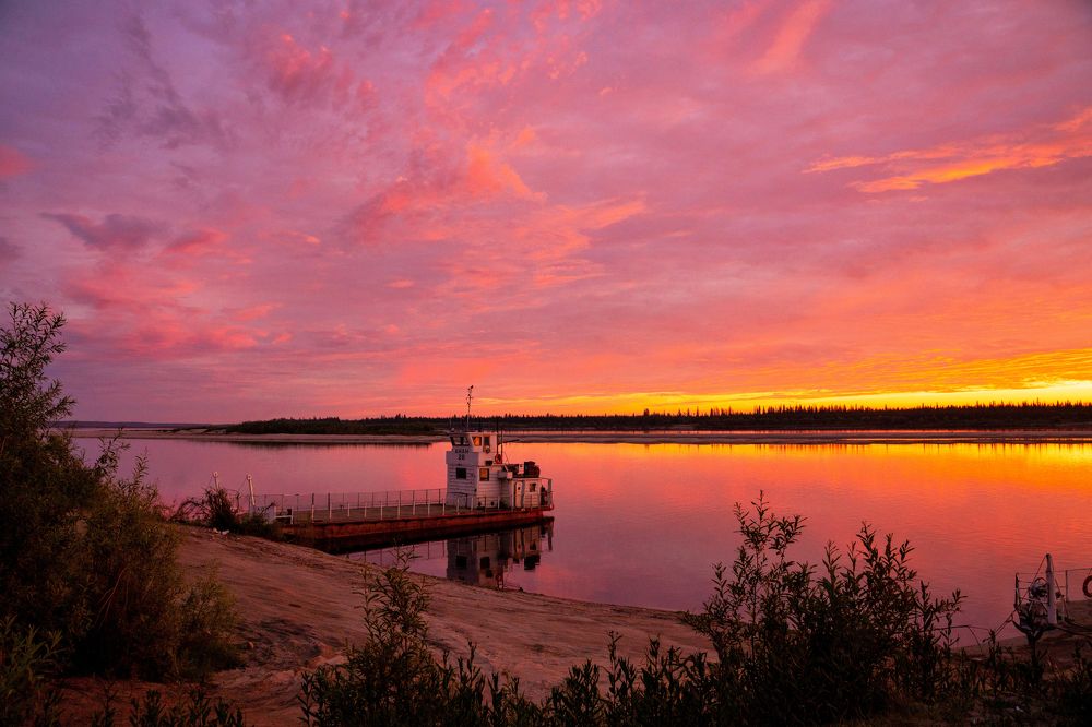 Рассвет над Вилюем, Якутия
