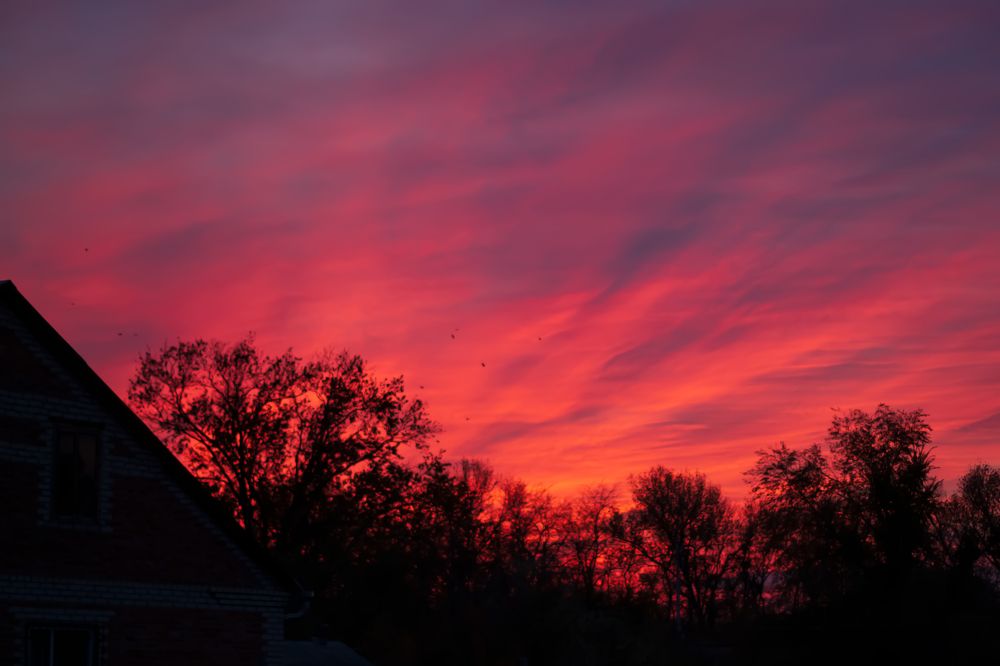 Пламенный закат