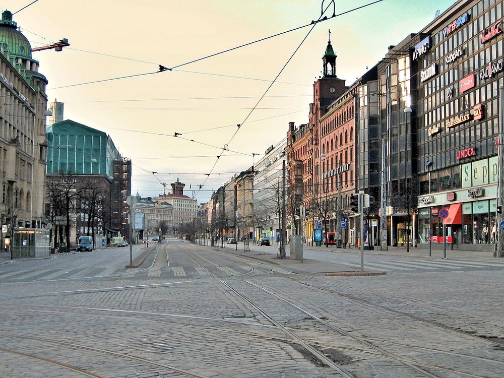 В Хельсинки на перекрёстке