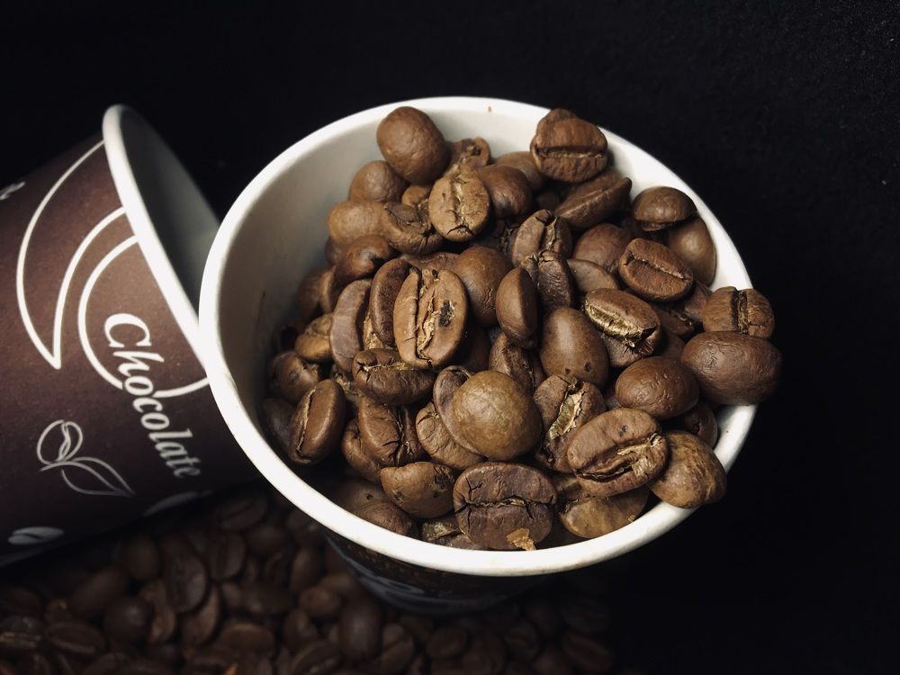 Зерна и стаканы.