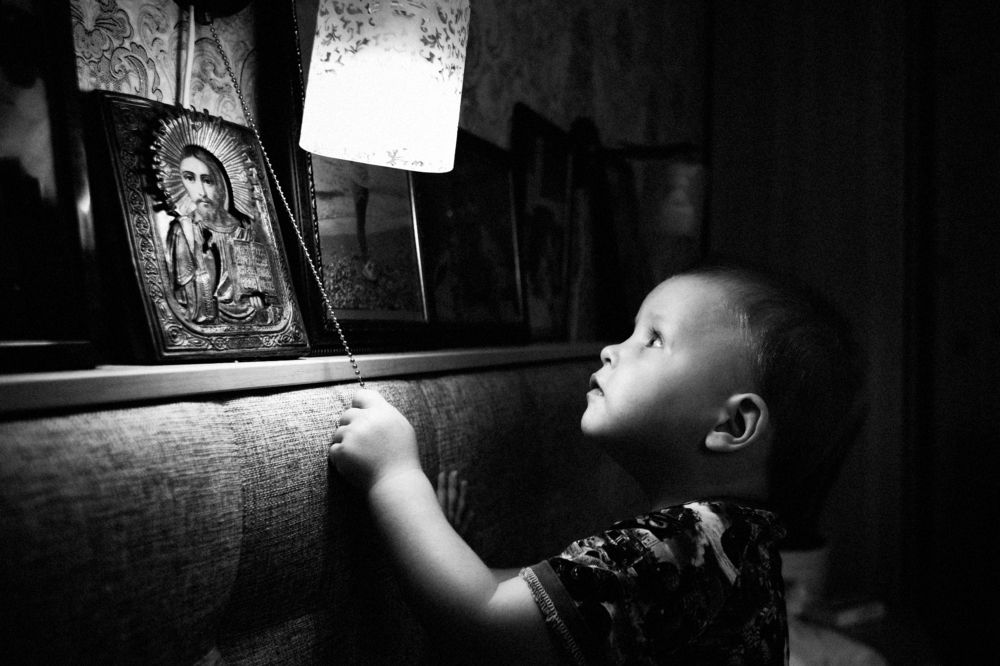 Дома, после крестин