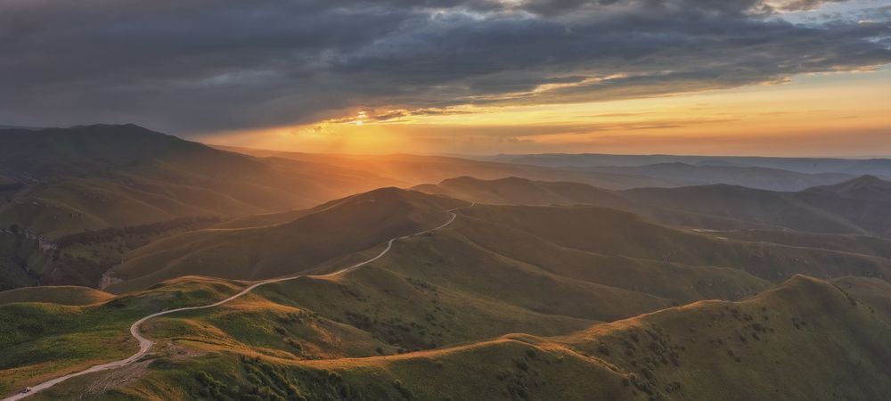 Дорога на плато Канжол