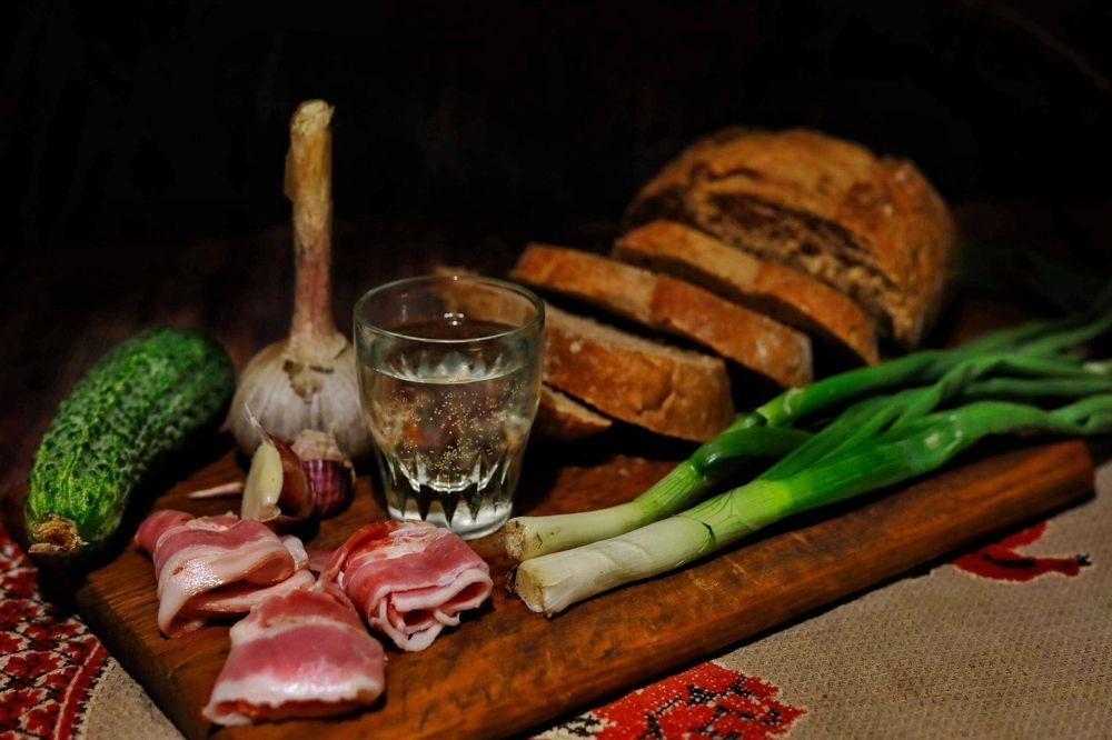 Дачный завтрак.