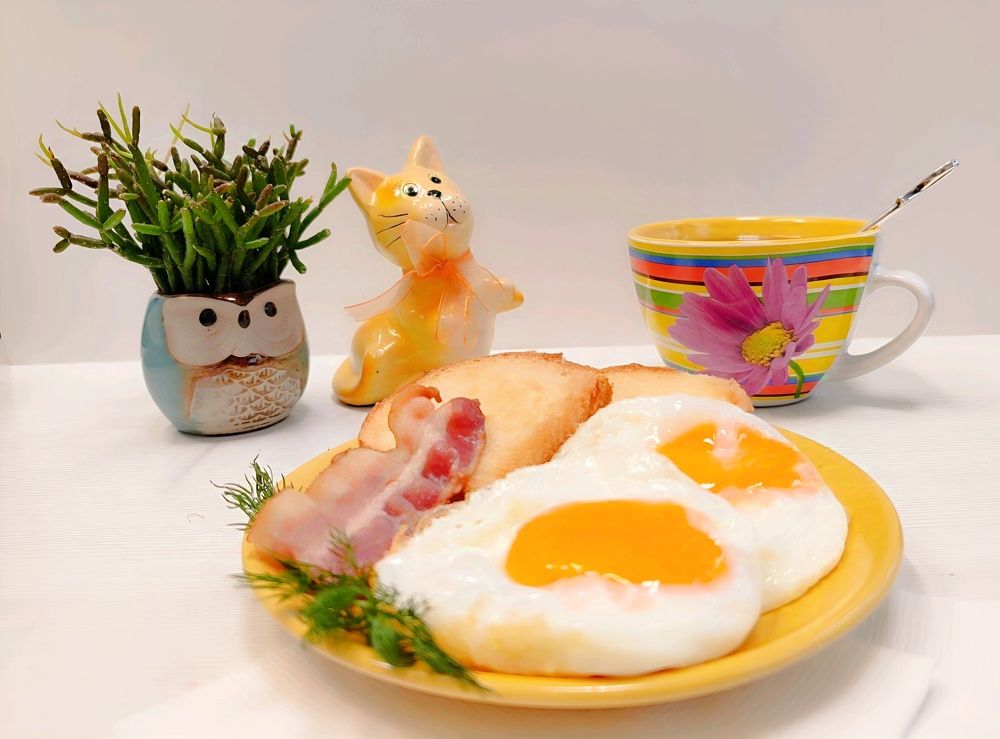 Яичница на завтрак