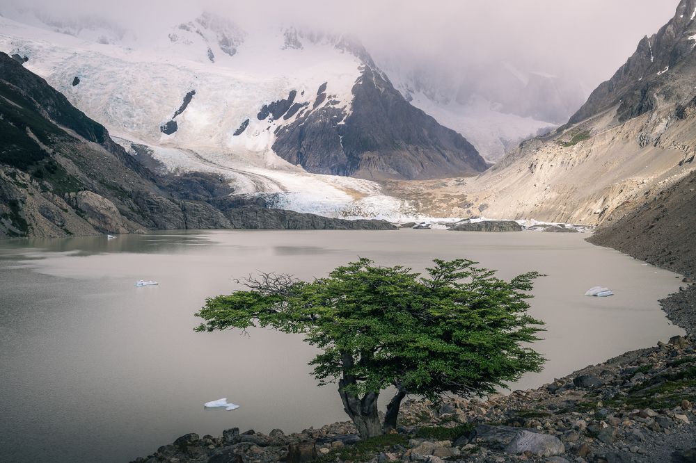 С видом на ледник
