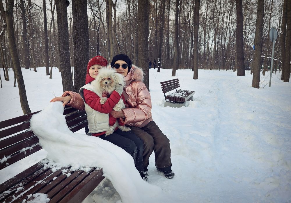 Москва, в парке.