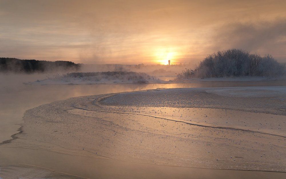 Морозный день