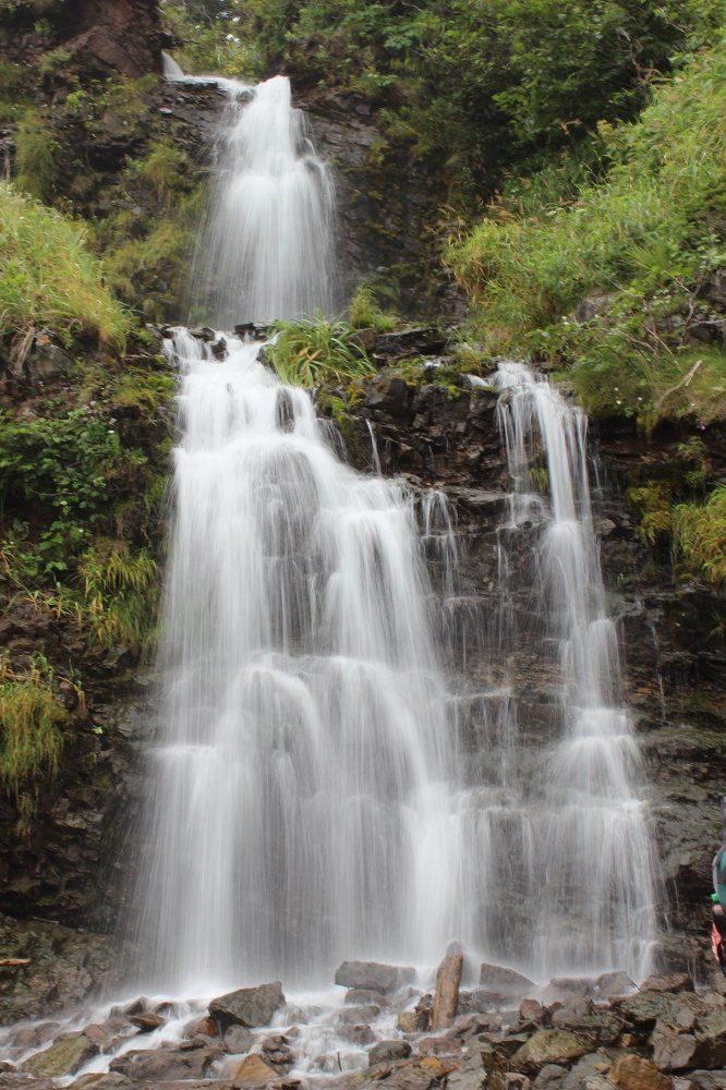 Сахалин.Тонино-Анивский п-ов.Водопад