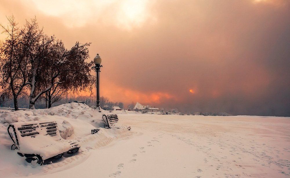 Иркутск. -38, набережная Ангары.