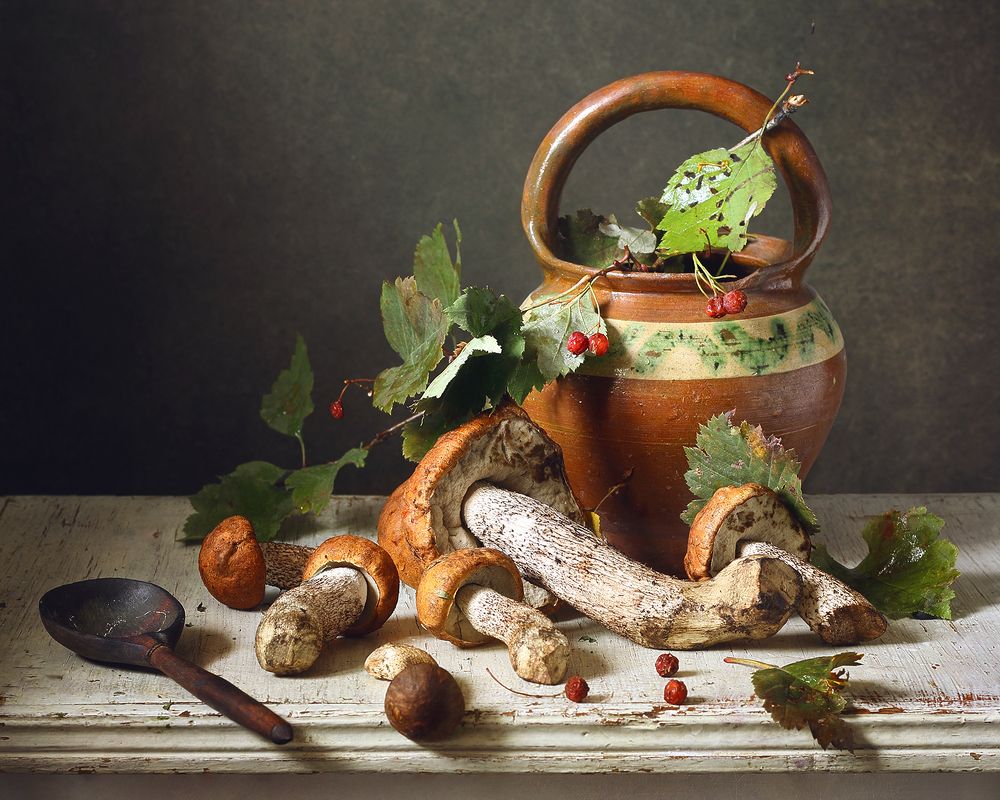 Грибной натюрморт