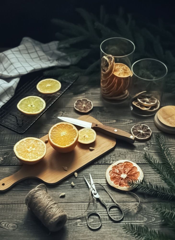 Дольки апельсинов