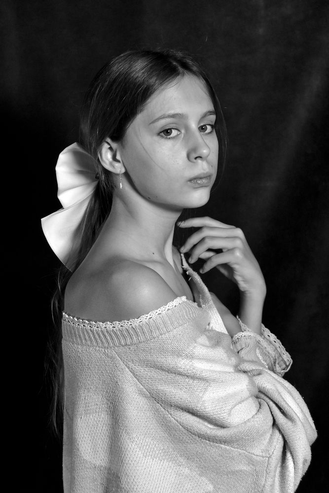 Трепетный портрет девушки