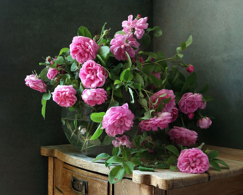 Каскад из роз.