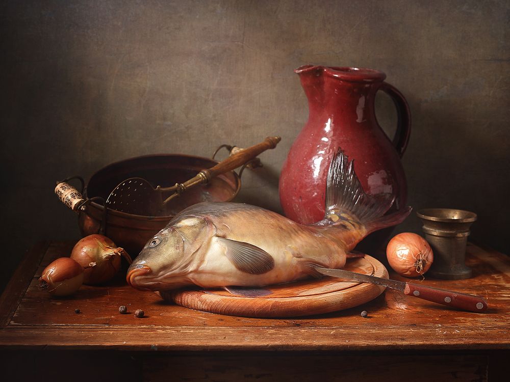 Зеркальный карп в голландском духе