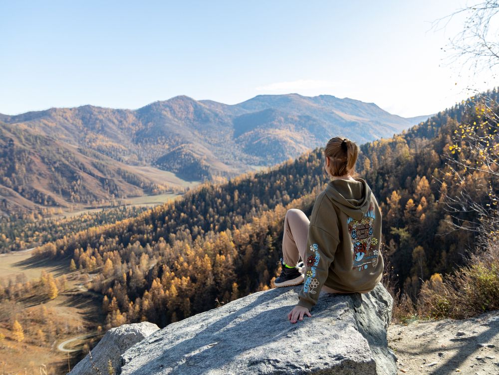 Рыжая осень на перевале