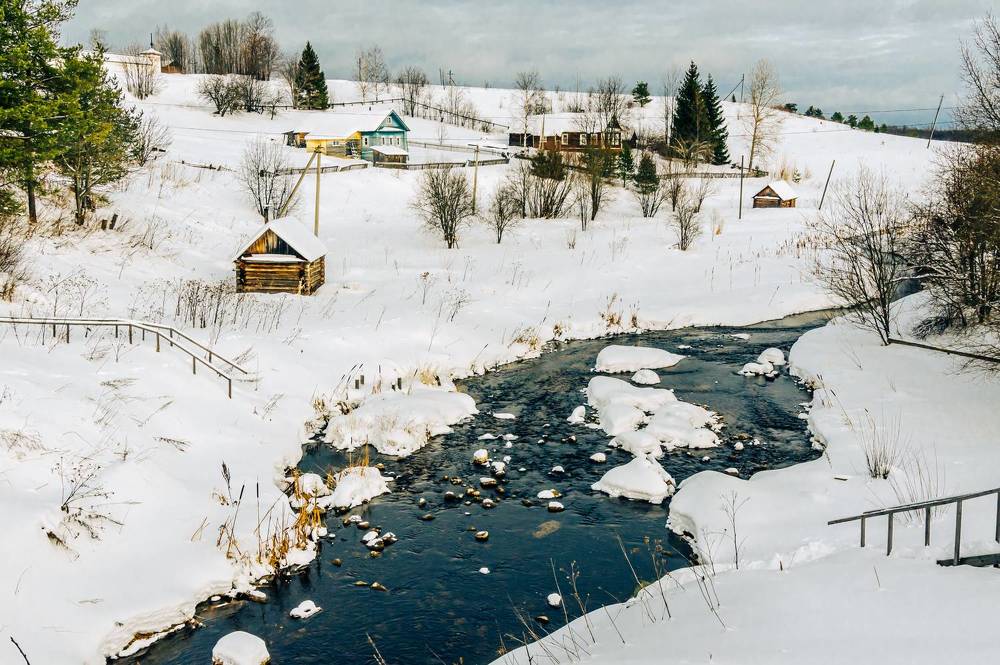 Русский Север. Вологда. Зима.