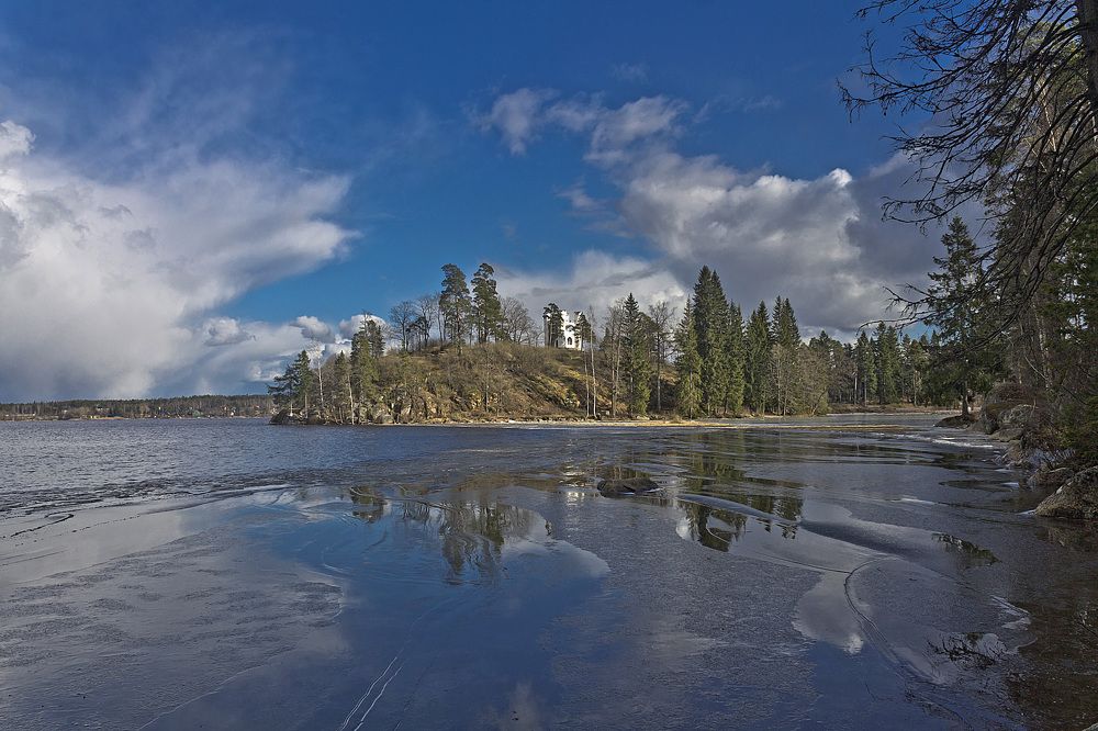 Синий лед Монрепо.