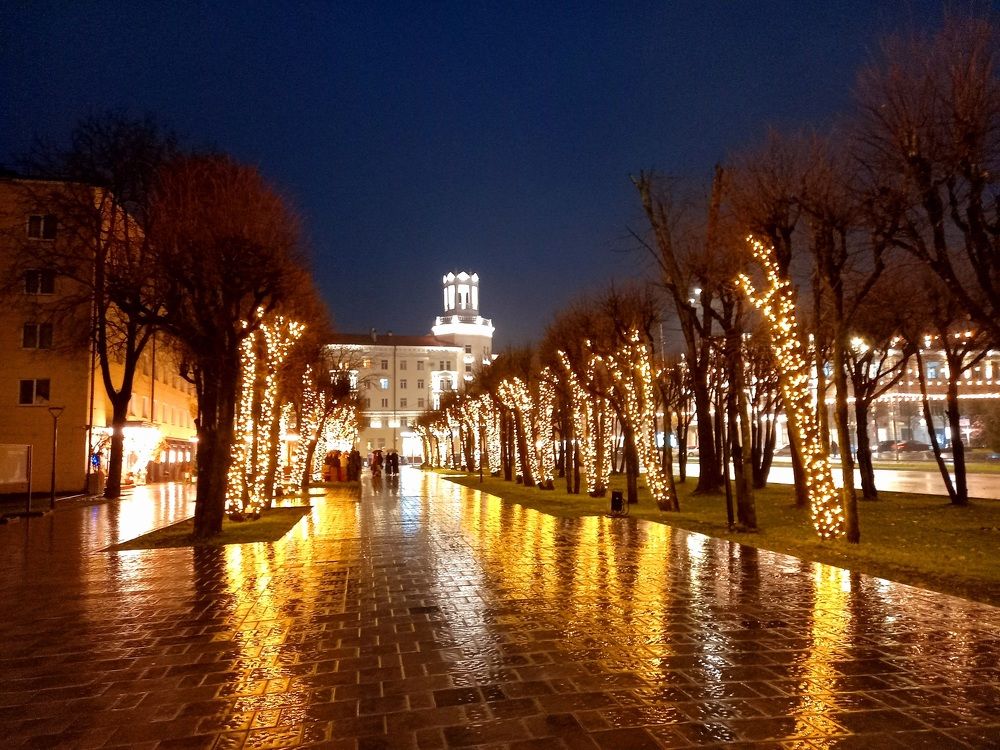 Город в огнях