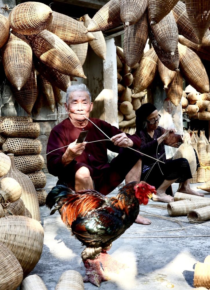 Мастер и его петух