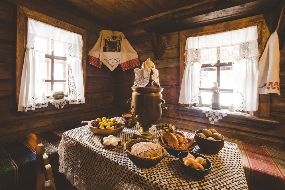 По-деревенски