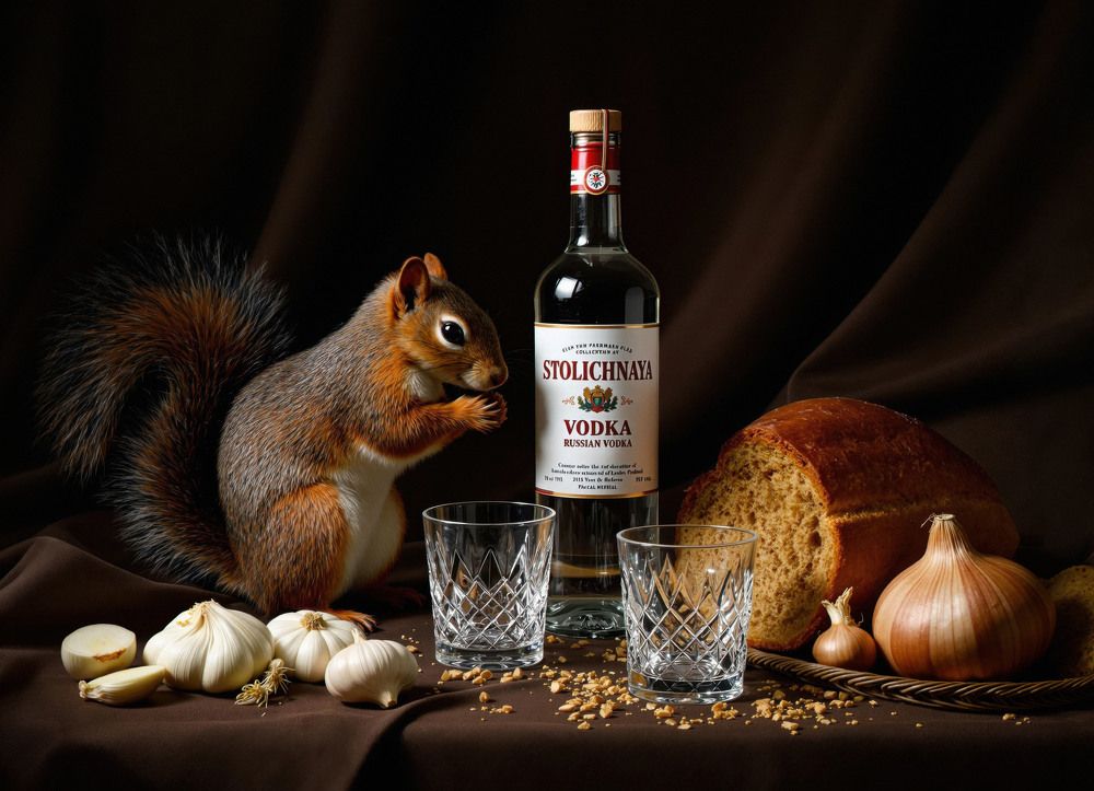 Вот и белочка пришла