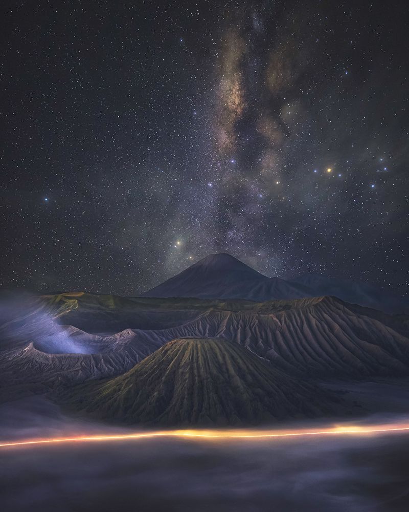 Milky Way Over Mt. Bromo
