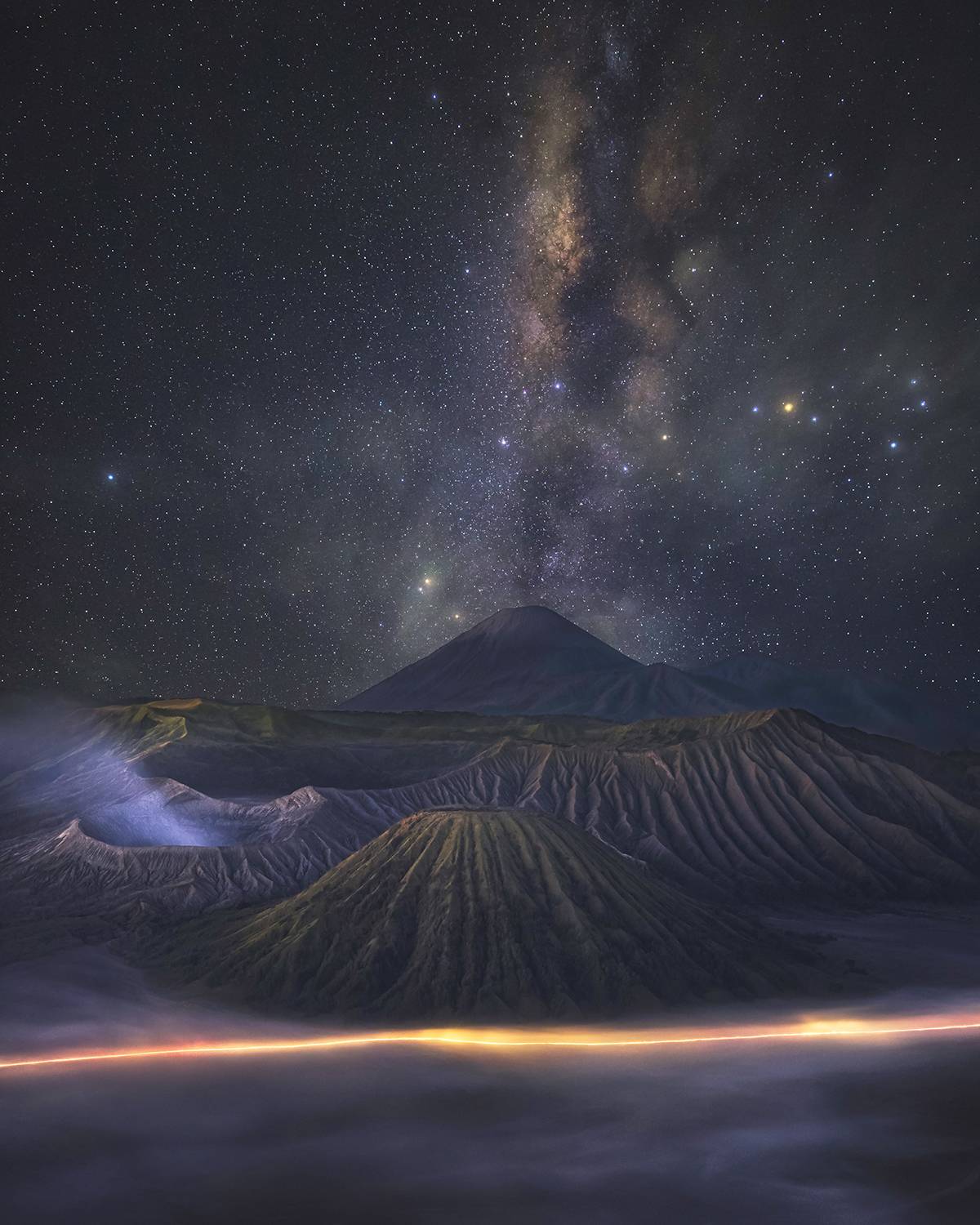 Milky Way Over Mt. Bromo