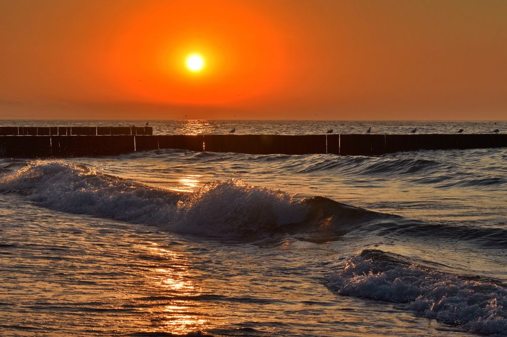 Оранжевое солнце