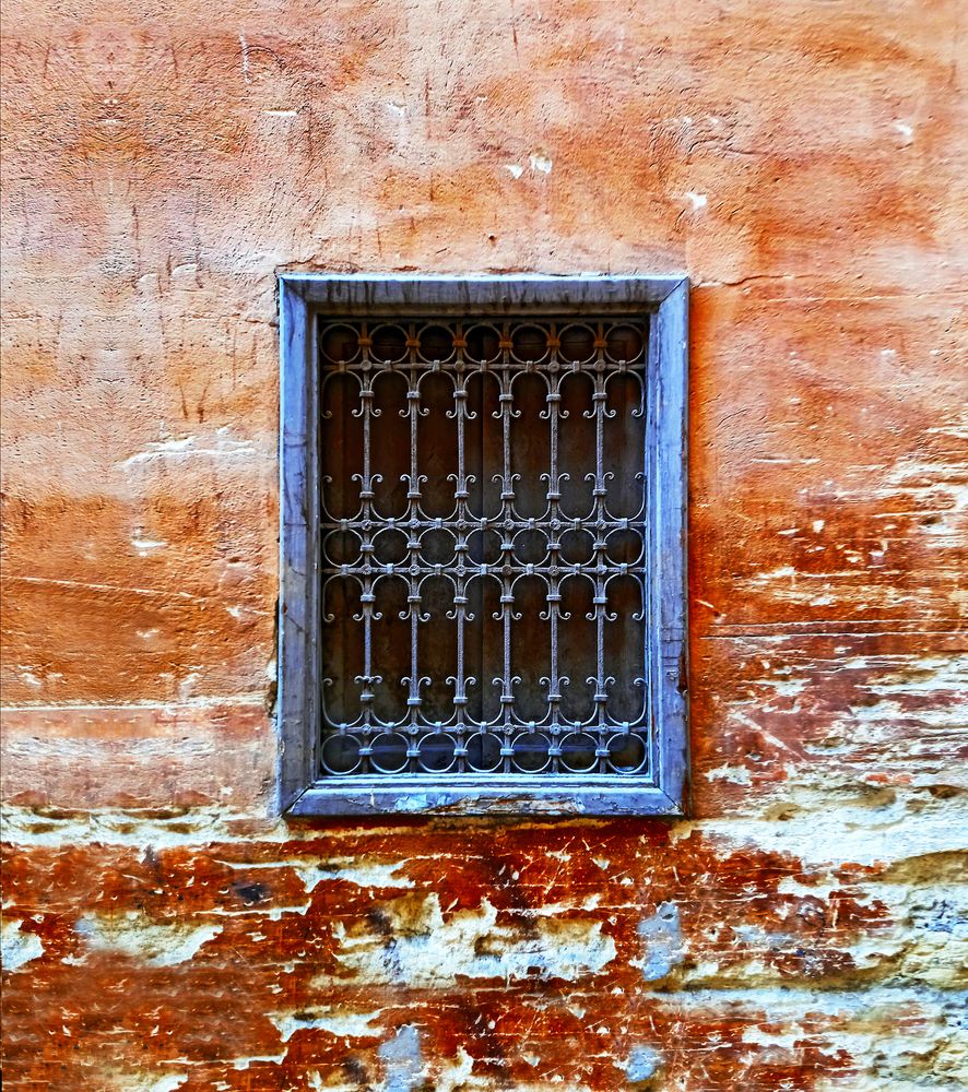 Old Orange Wall Details