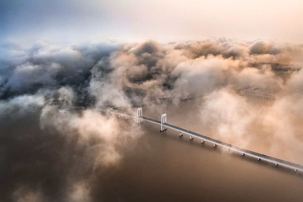 Sai Wan Bridge at dawn