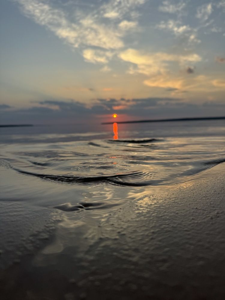 Закат на Вилейском водохранилище