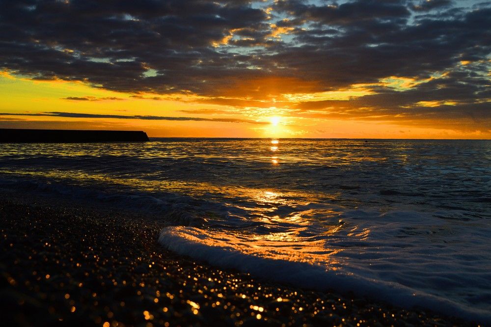 На рассвете