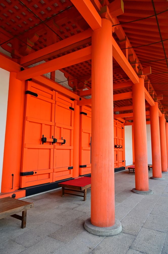 Orange columns Japan