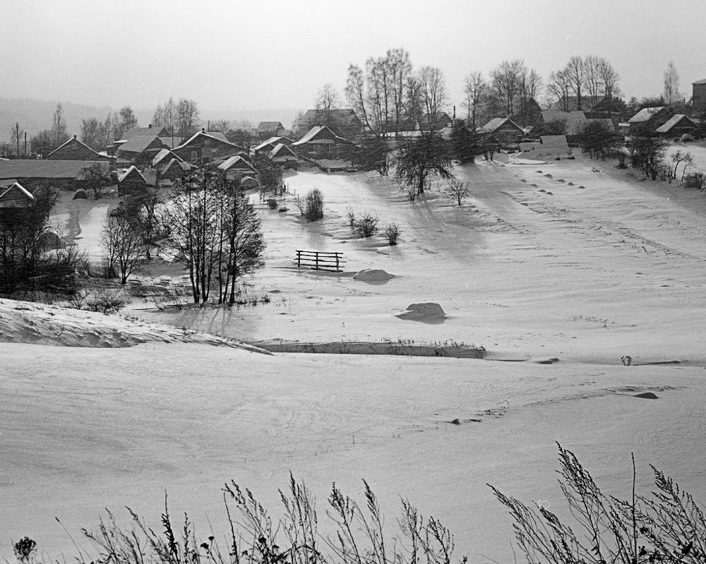 Зима в деревне