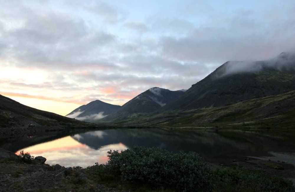 Закат в Хибинах